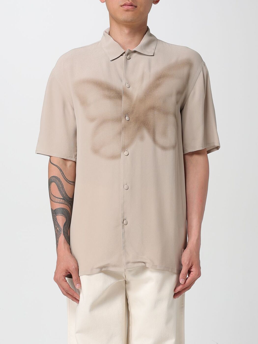 ݥꥪ ޡ EMPORIO ARMANI   졼 Shirts EM002250AF14819 Grey  ...