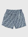 フェンディ FENDI パンツ ショートパンツ ベビーユニセックス ブルー Shorts BMF248AUK2 Blue 関税 送料無料 ラッピング無料 2025SS gi