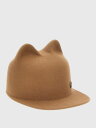 【三連休限定1000円OFF】 メゾン ミッシェル MAISON MICHEL ハット 帽子 レディース ブラウン Hats 1027059006 Brown 関税 送料無料 ラッピング無料 2025SS gi