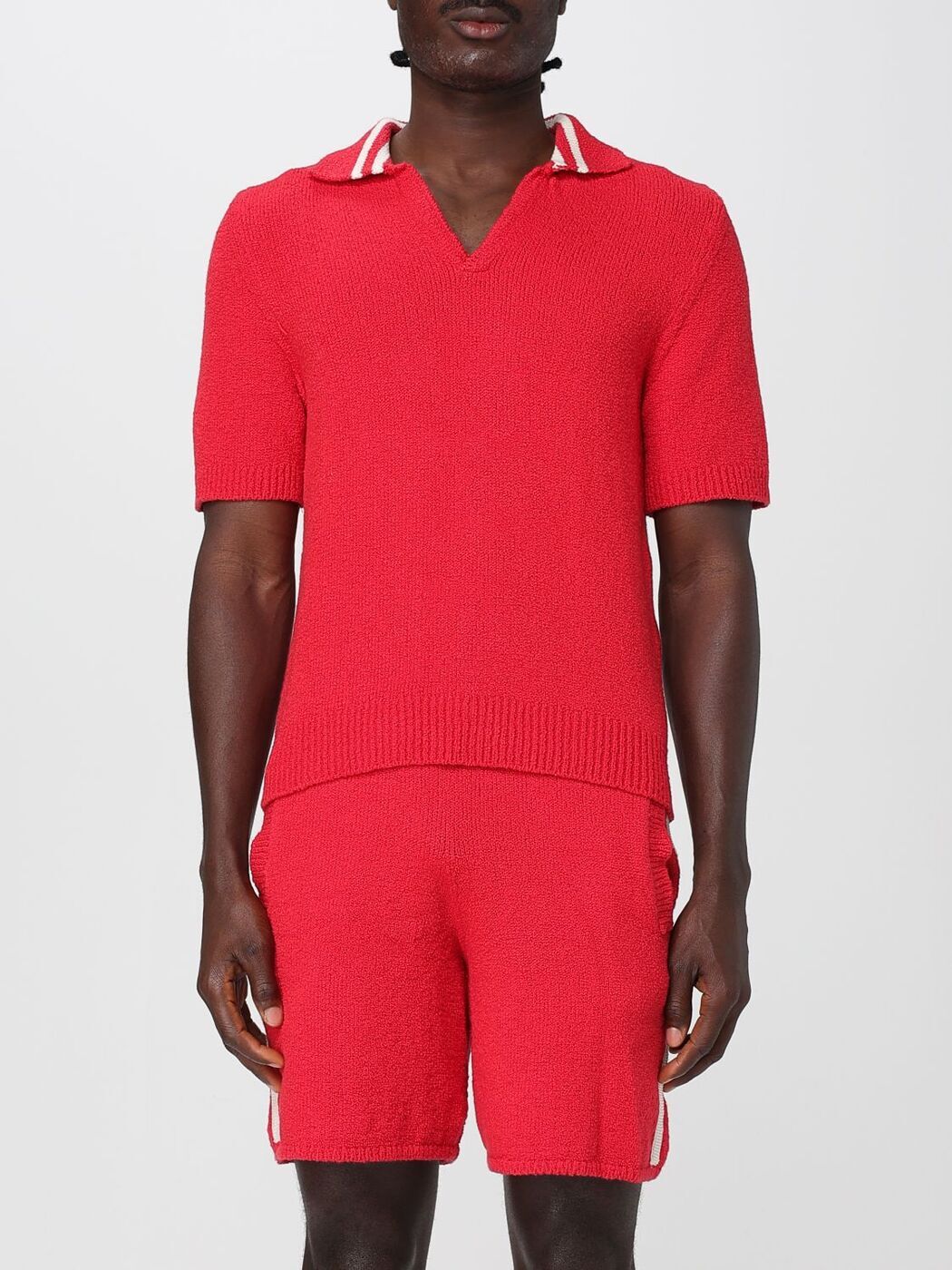 1000OFF!! ͥ LANEUS ݥ  å Polo shirts S5LAMAKP188 Red...