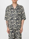 ラネウス LANEUS シャツ メンズ ブラック Shirts S5LAUASI027 Black 関税 送料無料 ラッピング無料 2025SS gi