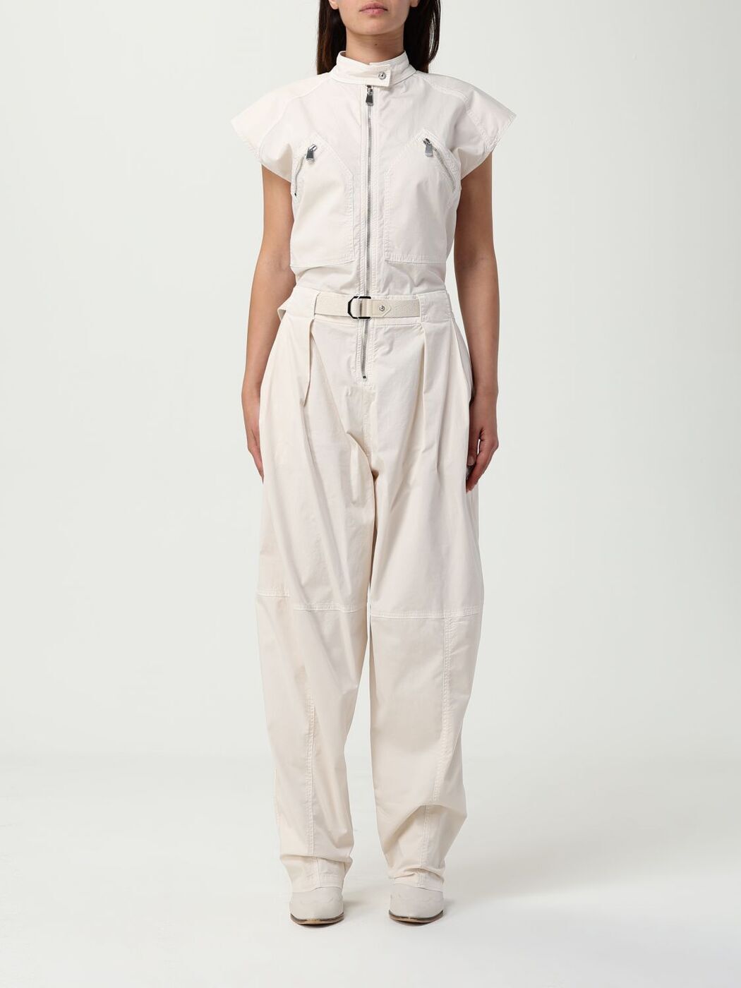 ԥ PINKO åȥå 륤 ǥ ۥ磻 Jumpsuits 105138A2L8 White  ̵...