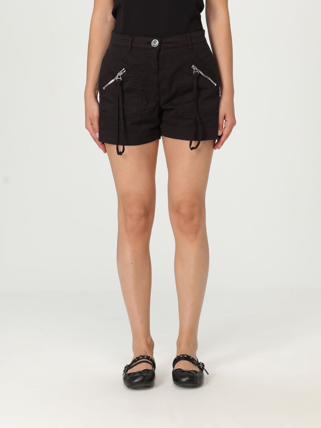 ピンコ PINKO デニムショーツ ショーツ レディース ブラック Denim shorts 105159A2L8 Black 関税 送料無料 ラッピング無料 2025SS gi