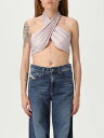 TWENTY FOURHAITCH Tシャツ トップス レディース T-shirts and tops A235 Blush Pink 関税 送料無料 ラッピング無料 2025SS gi