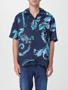 ヴェルサーチ ジーンズ クチュール VERSACE JEANS COUTURE シャツ メンズ ブルー Shirts 78GAL2B0NS632 Blue 関税 送料無料 ラッピング無料 2025SS gi