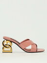 【1000円OFFクーポン配布中!】 ドルチェ&ガッバーナ DOLCE&GABBANA サンダル レディース ピンク Sandals CR1595A1471 Pink 関税 送料無料 ラッピング無料 2025SS gi