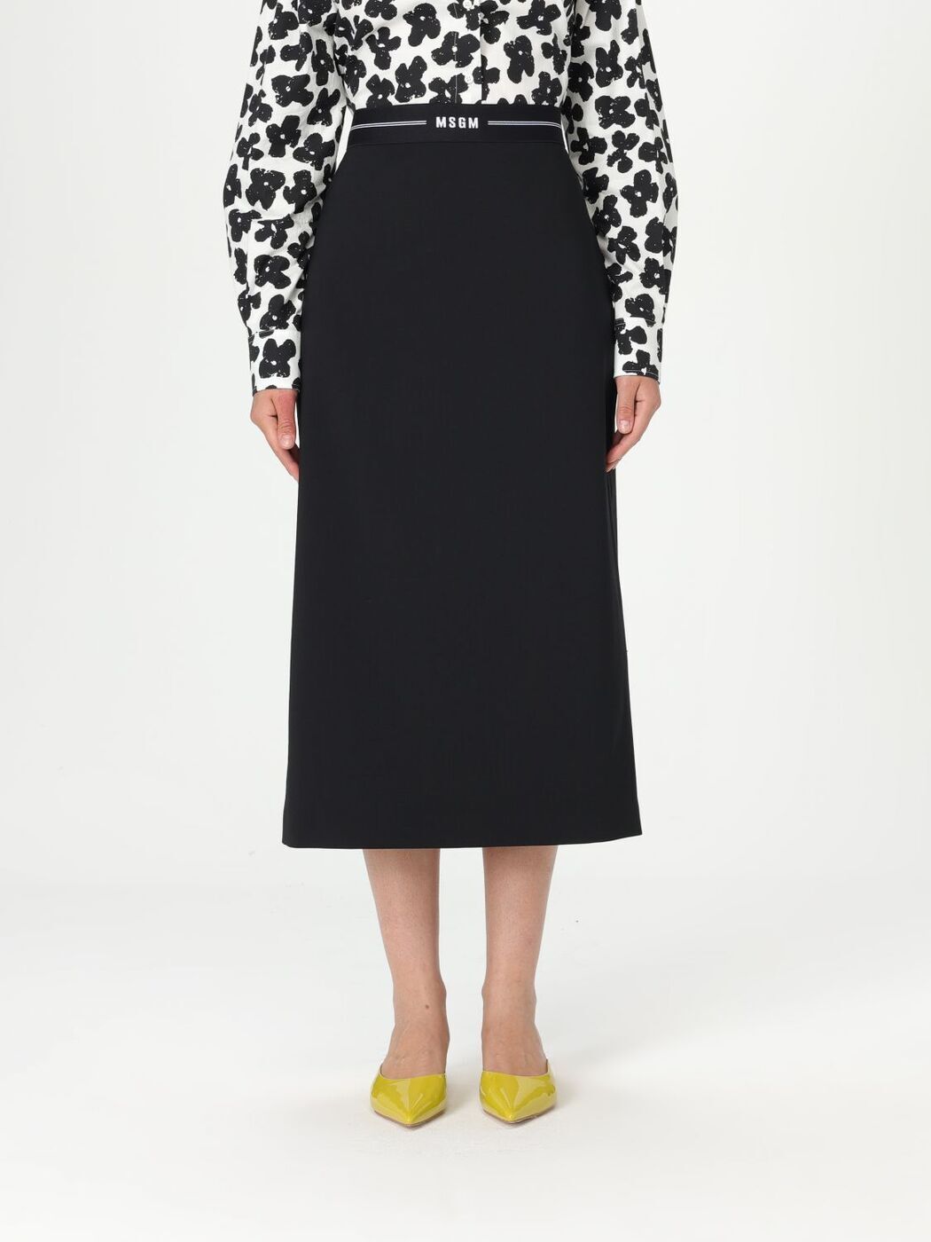 २ MSGM  ǥ ֥å Skirts 3841MDD17257127 Black  ̵ å...