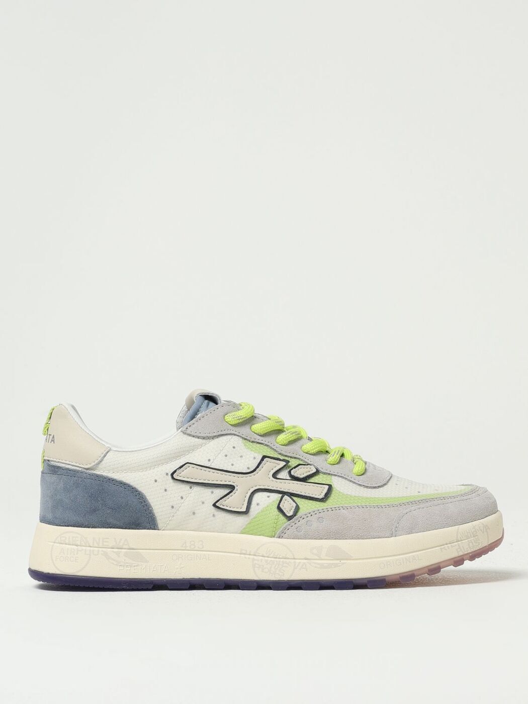 楽天BRANDSHOP・クラージュ楽天市場店プレミアータ PREMIATA スニーカー メンズ ホワイト Sneakers NOUS White 関税 送料無料 ラッピング無料 2025SS gi