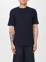 【本日ポイント4倍!!】 ジョルジオ アルマーニ GIORGIO ARMANI Tシャツ メンズ ブルー T-shirts GM001991AF20301 Blue 関税 送料無料 ラッピング無料 2026AW gi