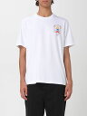 【本日ポイント4倍!!】 カサブランカ CASABLANCA Tシャツ メンズ ホワイト T-shirts MPF25JTS001 White 関税 送料無料 ラッピング無料 2026AW gi