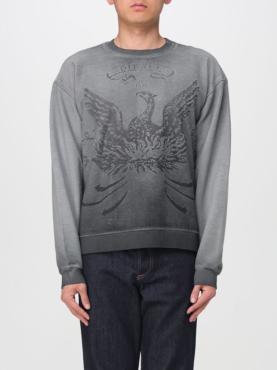 ǥ DIESEL åȥ ȥ졼ʡ  졼 Sweatshirts A192890IKBV Grey  ...
