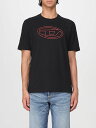 【本日ポイント4倍!!】 ディーゼル DIESEL Tシャツ メンズ ブラック T-shirts A174020NJBM Black 関税 送料無料 ラッピング無料 2026AW gi