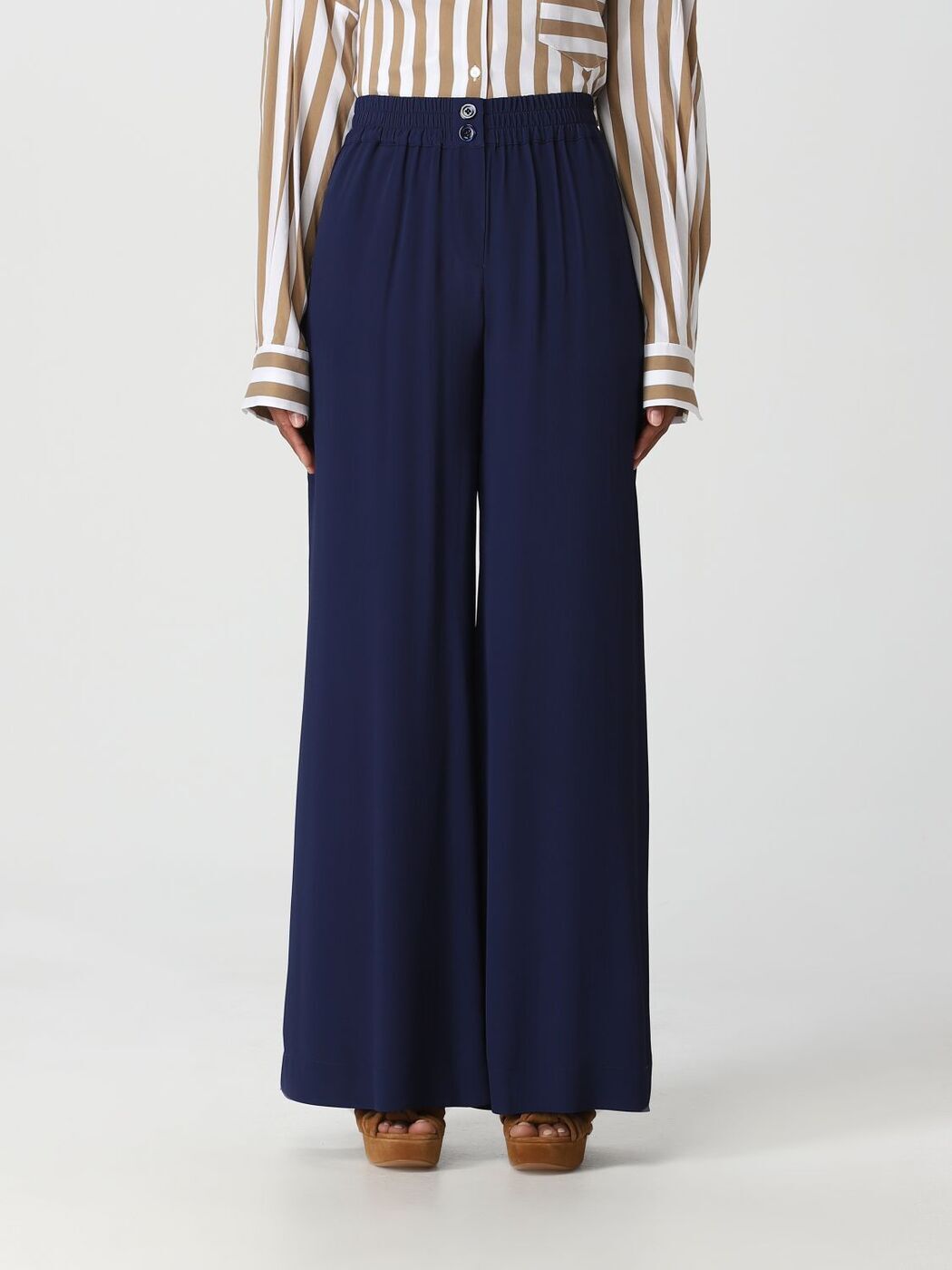 ߥ塼 SEMICOUTURE ܥ ѥ ǥ ͥӡ Trousers S3SU28 Navy  ̵ ...