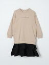 【本日ポイント4倍!!】 エムエムシックス メゾン マルジェラ MM6 MAISON MARGIELA ロングドレス ドレス ガールズ ベージュ Long dresses M60647MM04H Cream 関税 送料無料 ラッピング無料 2025AW gi