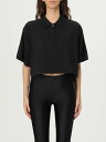 【本日ポイント4倍!!】 アレキサンダーワン ALEXANDER WANG ポロシャツ レディース ブラック Polo 1CC3251056 Black 関税 送料無料 ラッピング無料 2026AW gi