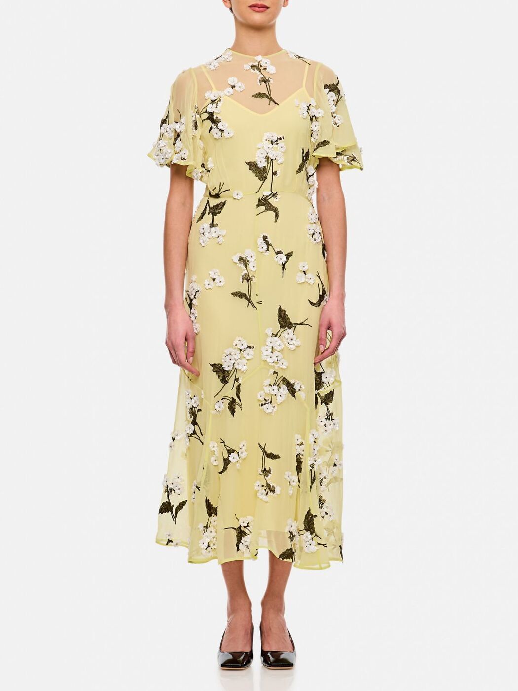 1000OFF!! ǥ ERDEM ԡ ɥ쥹 ǥ  Dresses PS25D38YFG Ye...