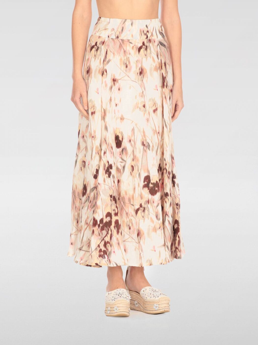 120ѡȥ 120% LINO  ǥ ۥ磻 Skirts 32ALBLIW59AF000G376100 Whi...