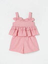 【本日ポイント4倍!!】 ツインセット TWINSET パジャマ セットアップ ガールズ ピンク Nightwear 251GJ2404 Pink 関税 送料無料 ラッピング無料 2025SS gi