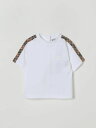 バーバリー BURBERRY Tシャツ トップス ベビーユニセックス ホワイト T-shirt 8108903 White 関税 送料無料 ラッピング無料 2026AW gi