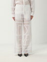 【本日ポイント4倍!!】 トーテム TOTEME ズボン パンツ レディース ホワイト Trousers 253WRB0316FB0441 White 関税 送料無料 ラッピング無料 2026AW gi