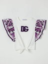 ドルチェ&ガッバーナ DOLCE&GABBANA ロングスリーブTシャツ Tシャツ ガールズ パープル Long sleeve t-shirts L5JTNSFI5JO Violet 関税 送料無料 ラッピング無料 2026AW gi
