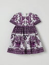 ドルチェ&ガッバーナ DOLCE&GABBANA ロングドレス ドレス ガールズ パープル Long dresses L24DH6HH5EP Violet 関税 送料無料 ラッピング無料 2026AW gi