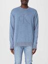 カルバン クライン ジーンズ CALVIN KLEIN JEANS セーター ニットウェア メンズ ブルー Knitwear J30J327278 Blue 関税 送料無料 ラッピング無料 2025SS gi