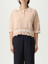 【本日ポイント4倍!!】 マルニ MARNI ポロシャツ レディース ピンク Polo POMD0045EQUFC65 Pink 関税 送料無料 ラッピング無料 2026AW gi
