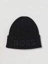 【本日ポイント4倍!!】 ボス BOSS ハット 帽子 メンズ ブラック Hats 50497967 Black 関税 送料無料 ラッピング無料 2024AW gi