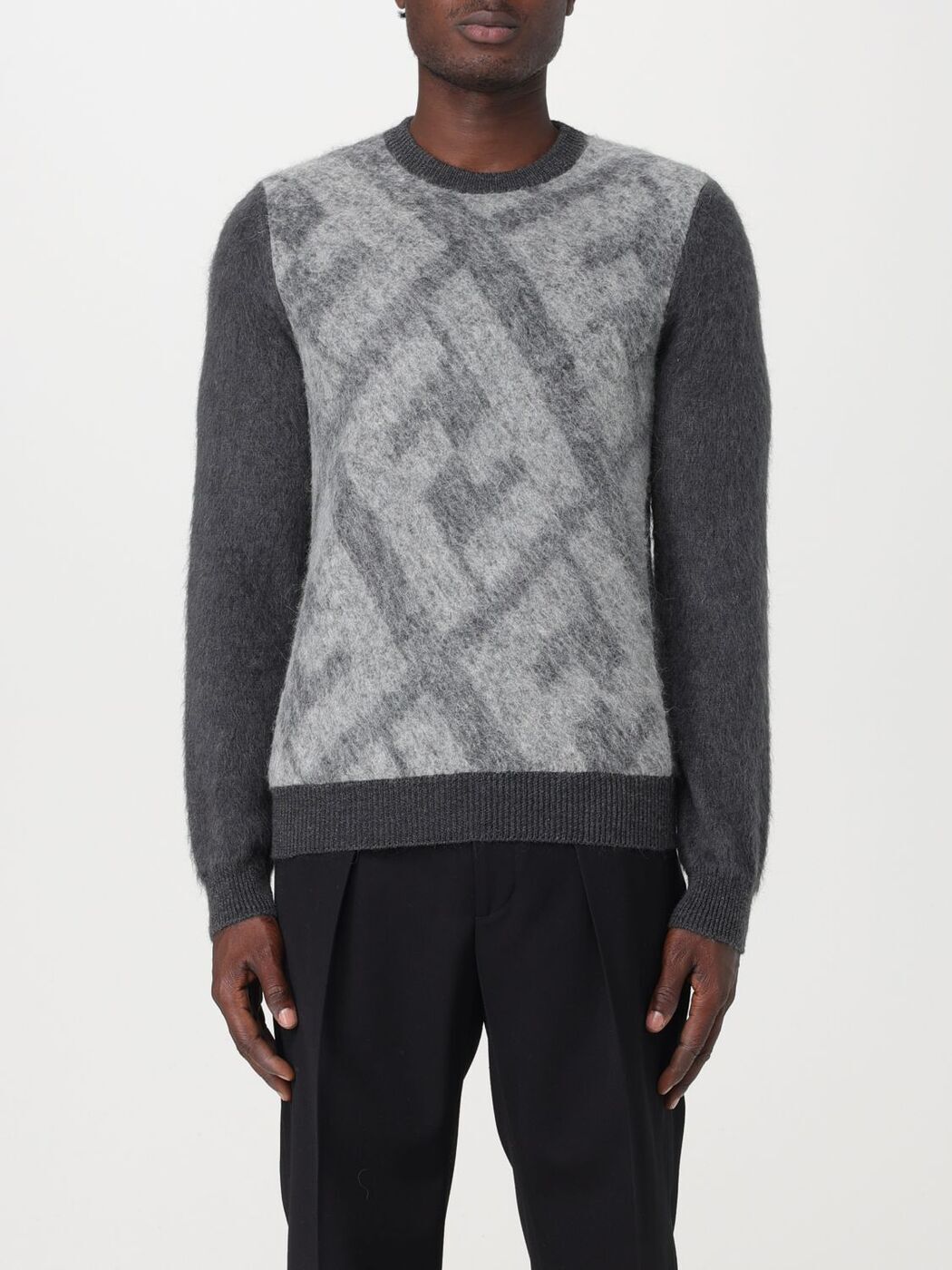եǥ FENDI  ˥åȥ  졼 Knitwear FZX091APJJ Grey  ̵ åԥ...