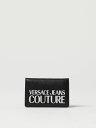 ヴェルサーチェ 財布（レディース） 【15,000円以上1,000円OFF!!】 VERSACE JEANS COUTURE ヴェルサーチ ジーンズ クチュール ブラック Black 財布 メンズ 秋冬2023 75YA5PC5ZP111 【関税・送料無料】【ラッピング無料】 gi