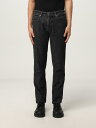 レアッシュ RE-HASH デニム メンズ ブラック Jeans P015-NS 1D542 Black 関税 送料無料 ラッピング無料 2026AW gi