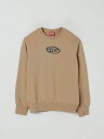 ディーゼル DIESEL クルーネックジャンパー ニットウェア ボーイズ ベージュ Crew neck jumpers J02486KYAQK Beige 関税 送料無料 ラッピング無料 2026AW gi