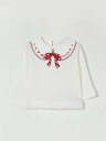 モナリザ MONNALISA ロングスリーブTシャツ Tシャツ ガールズ Long sleeve t-shirts 31F6246203 Yellow Cream 関税 送料無料 ラッピング無料 2026AW gi