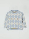 フェンディ FENDI Tシャツ トップス ベビーユニセックス ブルー T-shirt BUG198AUKS Blue 関税 送料無料 ラッピング無料 2026AW gi