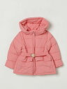 【本日ポイント4倍!!】 リュー ジョ― LIU JO トレンチコート コート ガールズ ピンク Trench coats KF5059T9820 Pink 関税 送料無料 ラッピング無料 2026AW gi