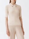 【本日ポイント4倍!!】 ファビアナ フィリッピ FABIANA FILIPPI ポロシャツ レディース ベージュ Polo JED215F132L576 Beige 関税 送料無料 ラッピング無料 2026AW gi
