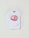 ディーゼル DIESEL Tシャツ トップス ベビーユニセックス ホワイト T-shirt K00701KYAVF White 関税 送料無料 ラッピング無料 2026AW gi