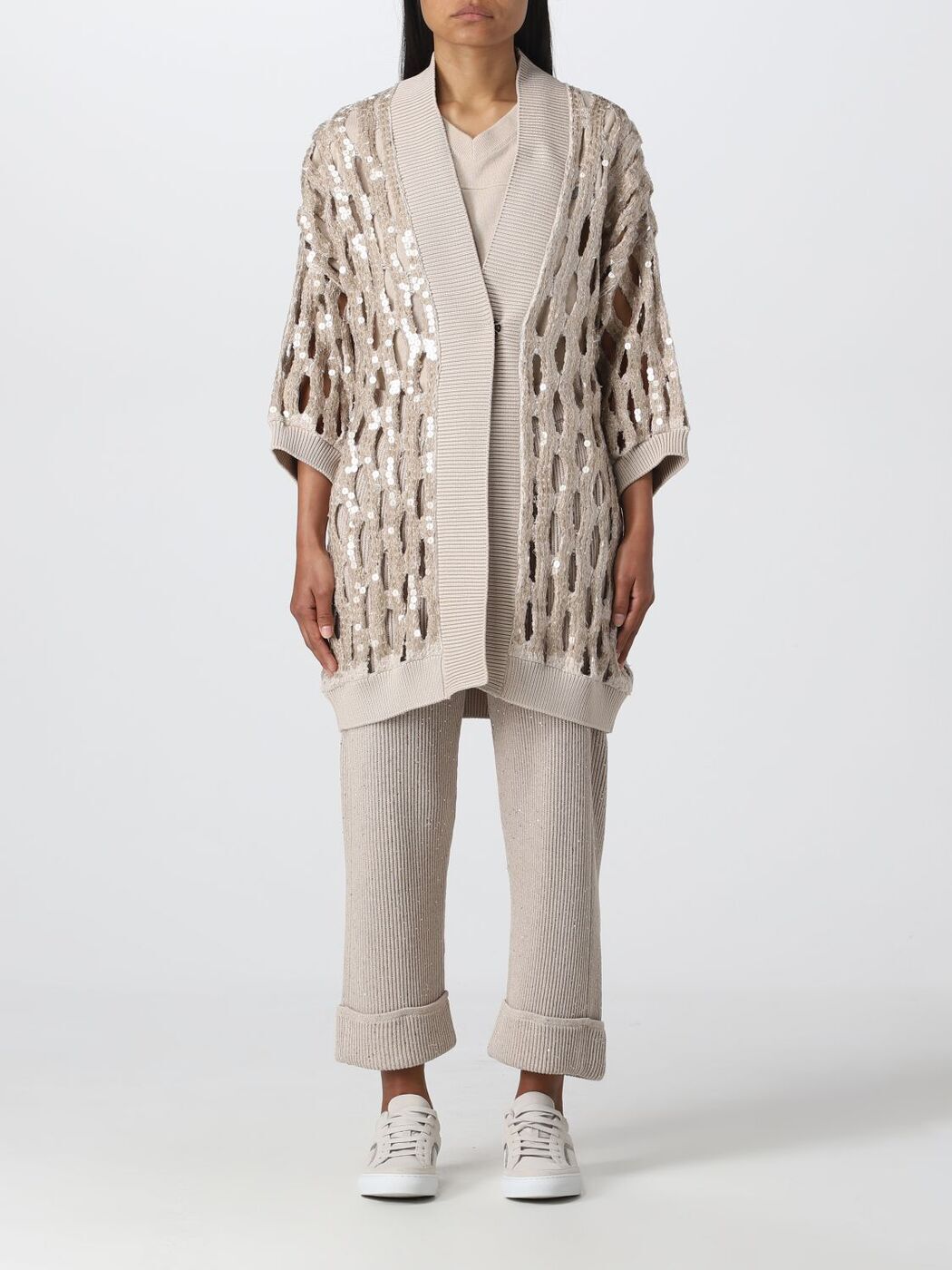 【楽天スーパーSALE!!300000円以上10000円OFFクーポン対象】 BRUNELLO CUCINELLI ブルネロクチネリ ニットウェア レディース 春夏2023 MHXR06106 【関税・送料無料】【ラッピング無料】 giのサムネイル