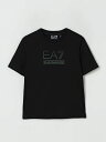 エンポリオ アルマーニ EA7 ロングスリーブTシャツ Tシャツ ボーイズ ブラック Long sleeve t-shirts 7B000168 AF10375 Black 関税 送料無料 ラッピング無料 2026AW gi