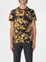 ヴェルサーチ ジーンズ クチュール VERSACE JEANS COUTURE Tシャツ メンズ ブラック T-shirts 79GAH6S0JS515 Black 関税 送料無料 ラッピング無料 2026AW gi