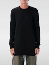 リック オウエンス RICK OWENS Tシャツ メンズ ブラック T-shirts RU02E1266JA Black 関税 送料無料 ラッピング無料 2026AW gi