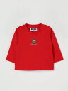 モスキーノ MOSCHINO Tシャツ トップス ベビーユニセックス レッド T-shirt M9O00RLAA10 Red 関税 送料無料 ラッピング無料 2026AW gi