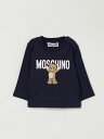 モスキーノ MOSCHINO Tシャツ トップス ベビーユニセックス ブルー T-shirt MZO00RLAA10 Blue 関税 送料無料 ラッピング無料 2026AW gi