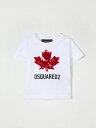 ディースクエアード DSQUARED2 Tシャツ トップス ベビーユニセックス ホワイト T-shirt DQ3112D00XM White 関税 送料無料 ラッピング無料 2026AW gi