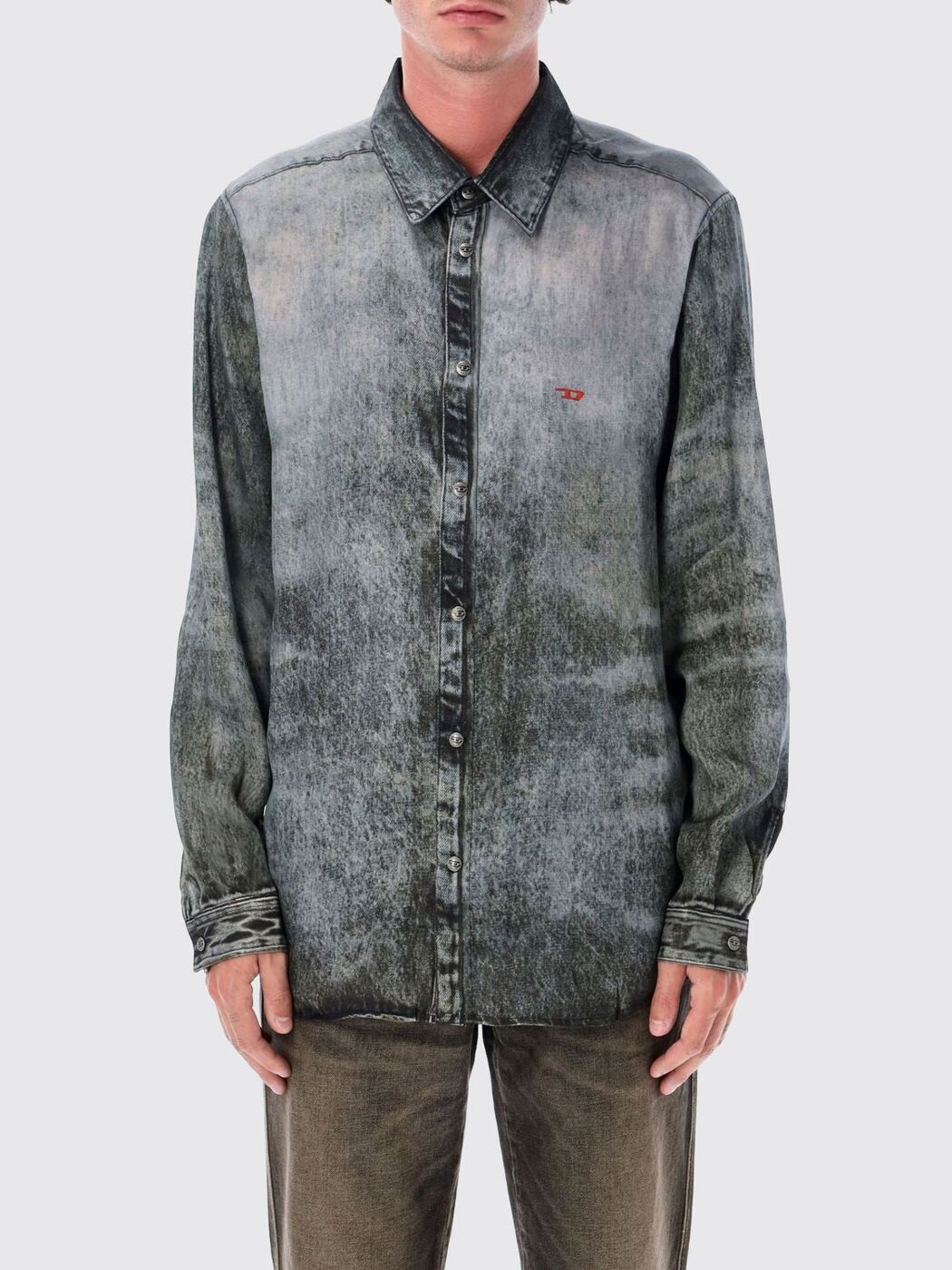 DIESEL ディーゼル カジュアルシャツ グレー系 0124925E0114 楽天市場】ディーゼル(カラーグレー)(カジュアルシャツ