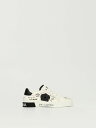 ドルチェ&ガッバーナ DOLCE&GABBANA フラットスニーカー スニーカー ボーイズ ホワイト Flat sneakers DA5312A3A17 White 関税 送料無料 ラッピング無料 2026AW gi