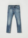 ディースクエアード DSQUARED2 パンツ ボーイズ ブルー Cargo trousers DQ0236D0AET Denim 関税 送料無料 ラッピング無料 2026AW gi