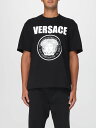 ヴェルサーチ VERSACE Tシャツ メンズ ブラック T-shirts 10133021A15083 Black 関税 送料無料 ラッピング無料 2026AW gi