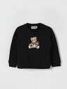 モスキーノ MOSCHINO Tシャツ トップス ベビーユニセックス ブラック T-shirt MFF02KLDA16 Black 関税 送料無料 ラッピング無料 2026AW gi
